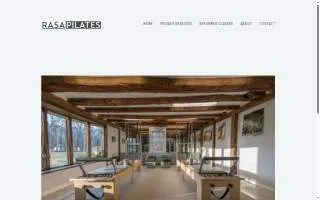 Rasa Pilates website