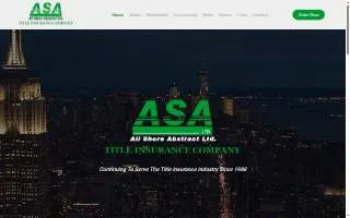 All Shore Abstract Inc of East Islip website