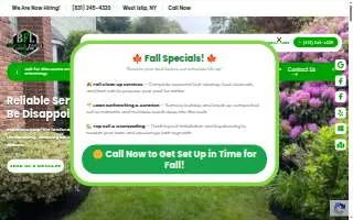 Beautiful Finish Landscaping website