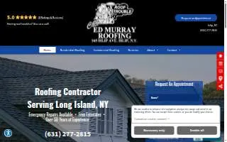 Ed Murray Roofing Inc of East Islip website