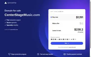 Center Stage Music Center of East Meadow website