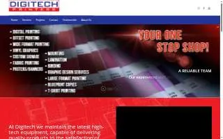 Digitech Printers website