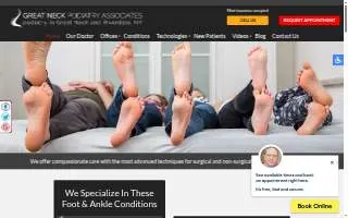 Great Neck Podiatry: Lance Greiff, DPM of East Meadow website