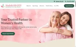 Mesbah OB-GYN of East Meadow website