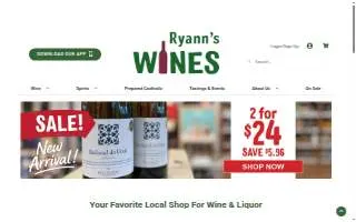 Ryann's Wines & Spirits of East Meadow website
