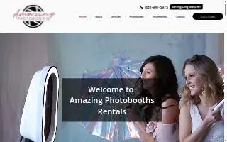 Amazing Photobooths of East Northport website
