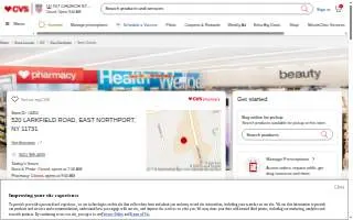 CVS Pharmacy of East Northport website