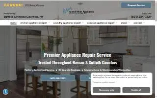 Island Wide Appliance of East Patchogue website