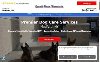 Quail Run Kennel of Holtsville website