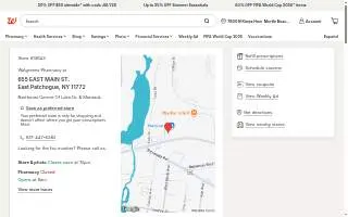 Walgreens of East Patchogue website