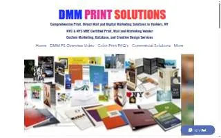 DMM Print Solutions website