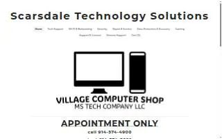 Village Computer Shop of Dobbs Ferry website