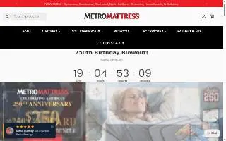 Metro Mattress Horseheads website