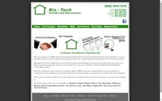Biotech Termite & Pest Control - Residential & Commercial Exterminators website