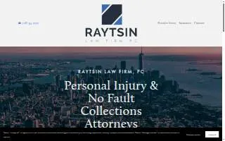 Raytsin Law Firm, P.C. website
