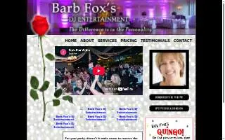 Barb Fox's DJ Entertainment website