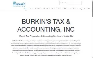 Burkin's Tax & Accounting of Endicott website