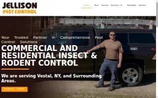 Jellison Pest Control of Endicott website