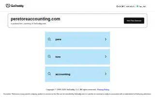 Peretore Accounting LLC website