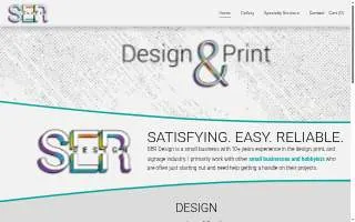 SER Design website