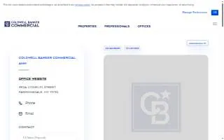 Coldwell Banker Commercial AMH website
