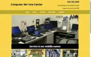 Computer Service Center of Farmingdale website