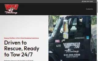 Hammerhead Towing of Farmingdale website