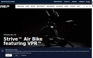 Rep Athletics and Fitness, Inc. website