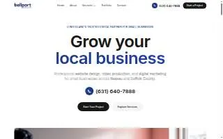 Bellport Branding of Farmingville website