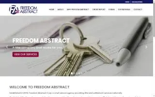 Freedom Abstract Corporation website