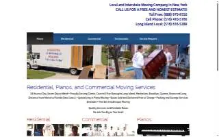 Collegiate Moving Services website