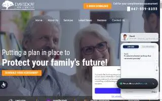 Davidov Law Group website