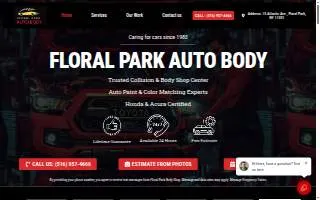 Floral Park Auto Body website