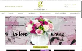 Georgewood Florist website