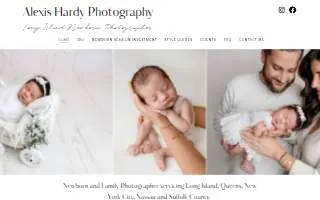 Alexis Hardy Photography website
