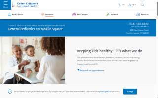 Cohen Children's Northwell Health Physician Partners General Pediatrics at Franklin Square