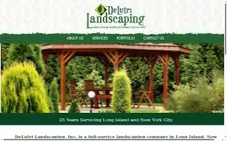 DeLutri Landscaping Inc. website
