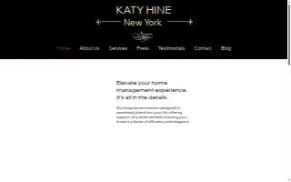 Katy Hine Luxury Home Management of Franklin Square website