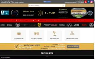Luxury Motor Club website