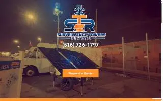 Surveillance Towers Rentals website