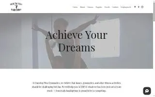 Dancing Plus Gymnastics website