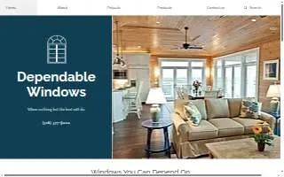 Dependable Windows Co Inc website