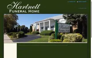 Hartnett Funeral Home of Freeport website