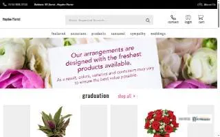 Haydee florist website