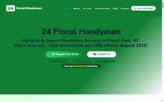 24 Floral Handyman of Garden City website