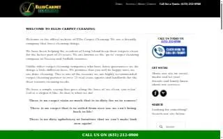 Ellis Carpet Cleaning website