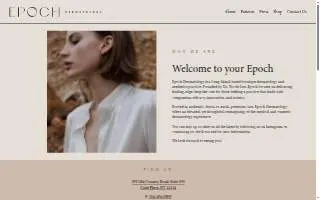 Epoch Dermatology website