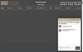 Hedayati Law Group, P.C. website