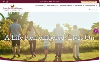 Bartolomeo & Perotto Funeral Home, Inc. of Gates website