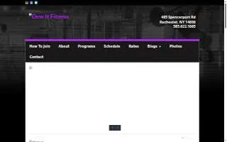 Dew It Fitness website
